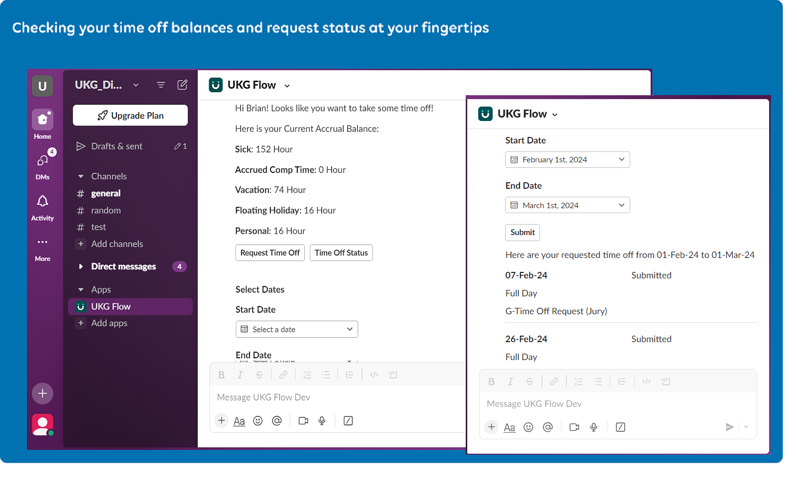 View Accruals and TOR Status